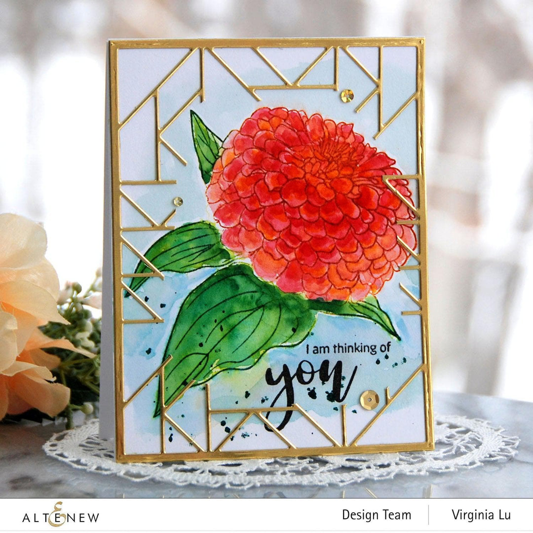 Altenew Release Bundle Paint-A-Flower: Zinnia Magellan Rose & Hawaiian Shores Brush & Fine Tip Pens Bundle