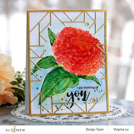 Altenew Release Bundle Paint-A-Flower: Zinnia Magellan Rose & Hawaiian Shores Brush & Fine Tip Pens Bundle