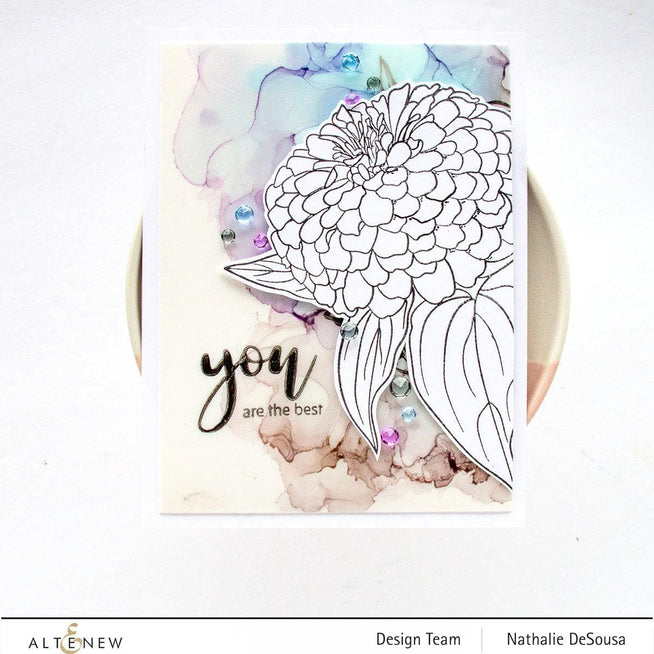 Altenew Release Bundle Paint-A-Flower: Zinnia Magellan Rose & Hawaiian Shores Brush & Fine Tip Pens Bundle