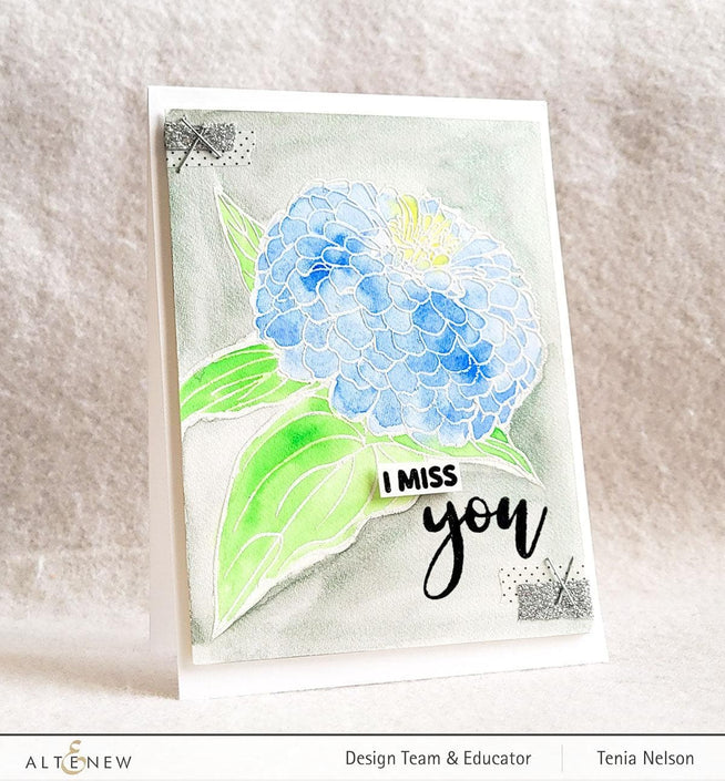 Altenew Release Bundle Paint-A-Flower: Zinnia Magellan Rose & Hawaiian Shores Brush & Fine Tip Pens Bundle