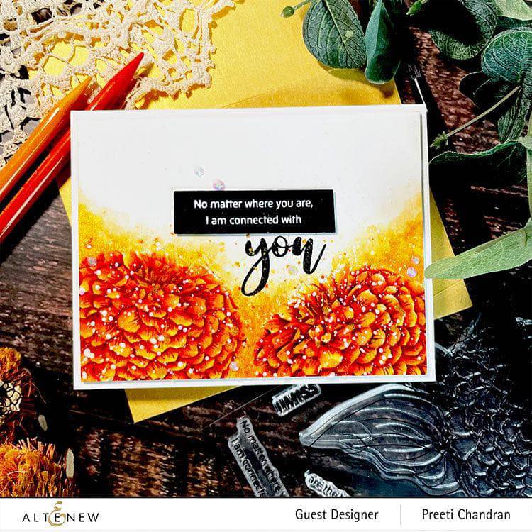 Altenew Release Bundle Paint-A-Flower: Zinnia Magellan Rose & Hawaiian Shores Brush & Fine Tip Pens Bundle