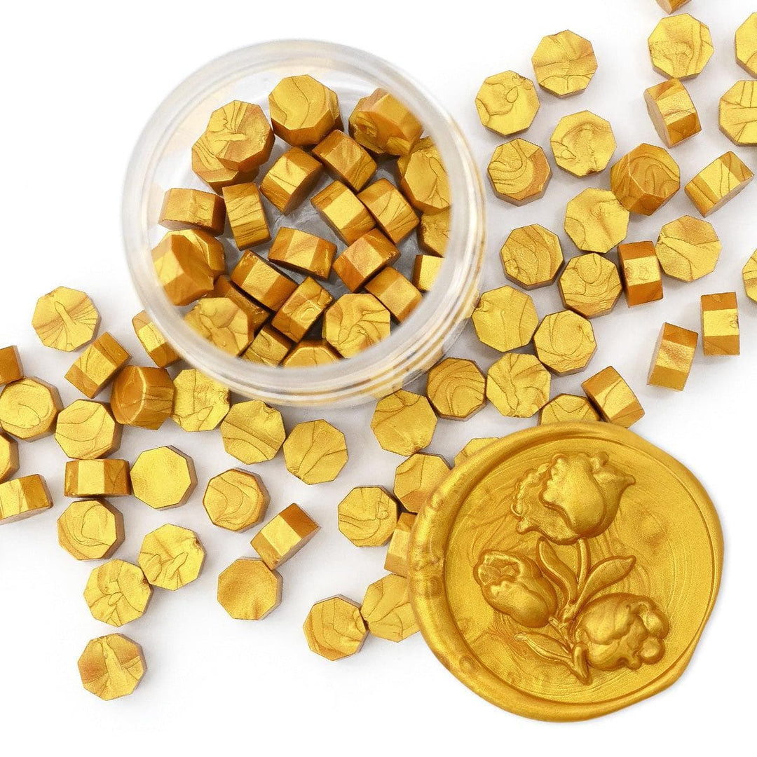 Enchanted Gold Wax Beads