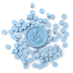 Haze Blue Wax Beads