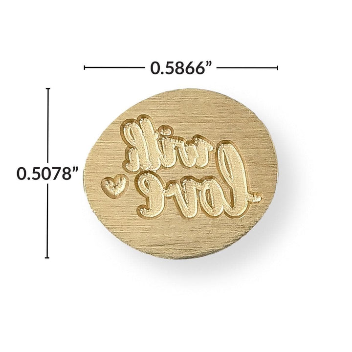 Mini With Love Wax Seal Stamp