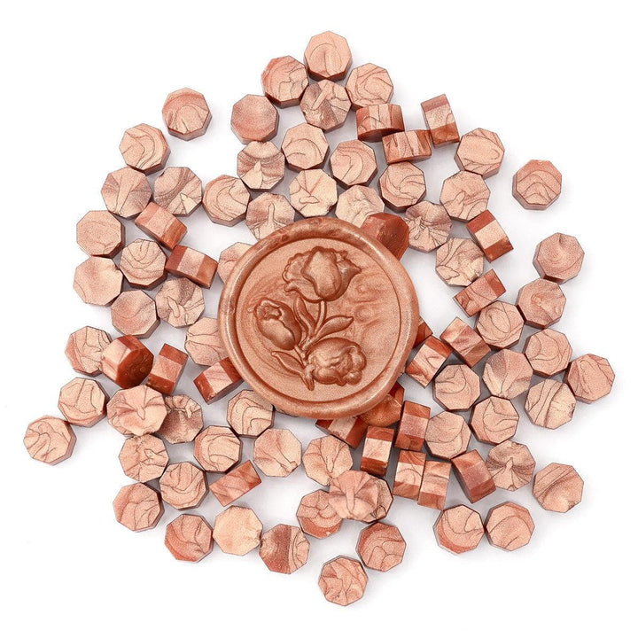 Rose Gold Wax Beads