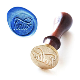 Chinesecrafts Stationery & Gifts Wax Seal Stamp - Just Hello