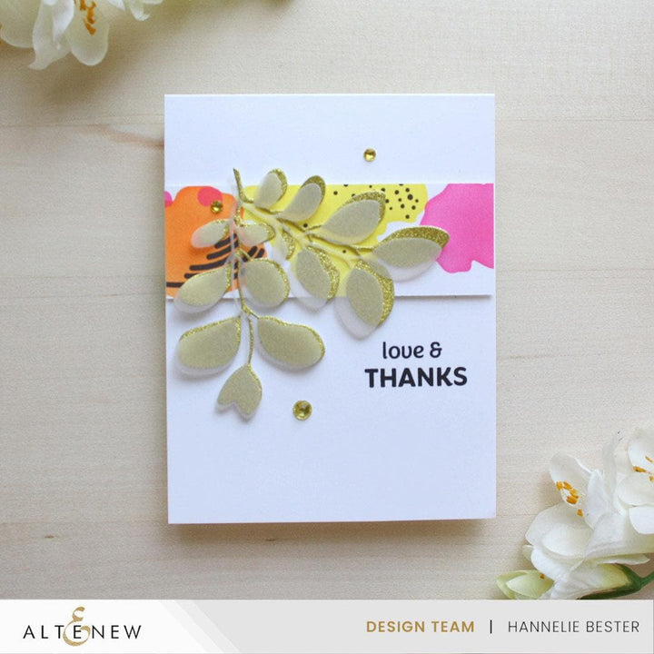Stencil Art: Nature Splashes and Add-on Die Bundle