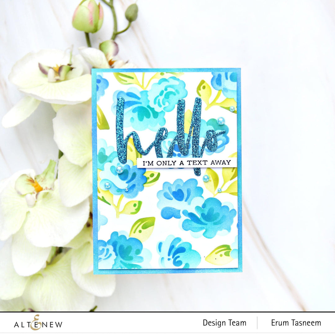 EXP Factors Stencil Blobby Roses Stencil Set (4 in 1)