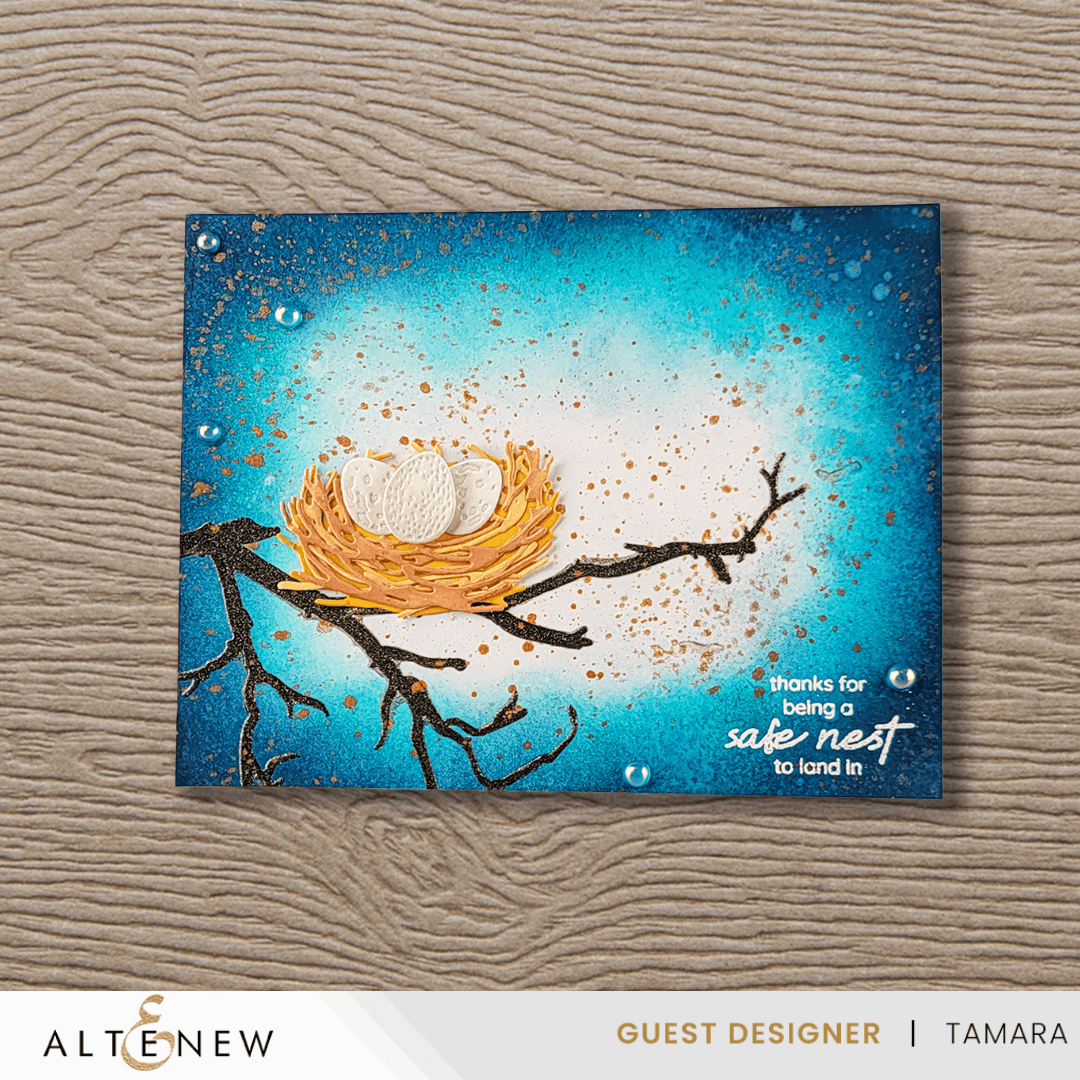 Branching Out Stencil