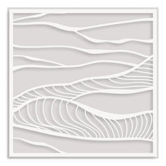 Brilliant Waves Background Stencil