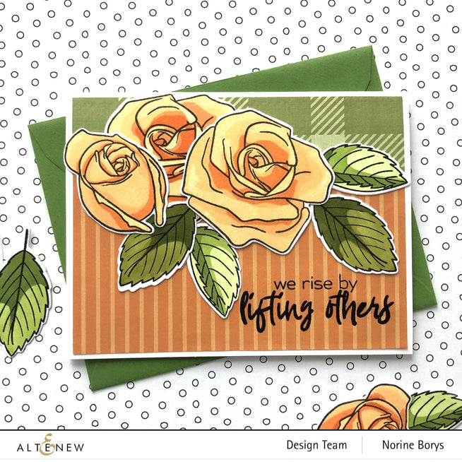 Photocentric Stencil Cartoon Rose Mask Stencil