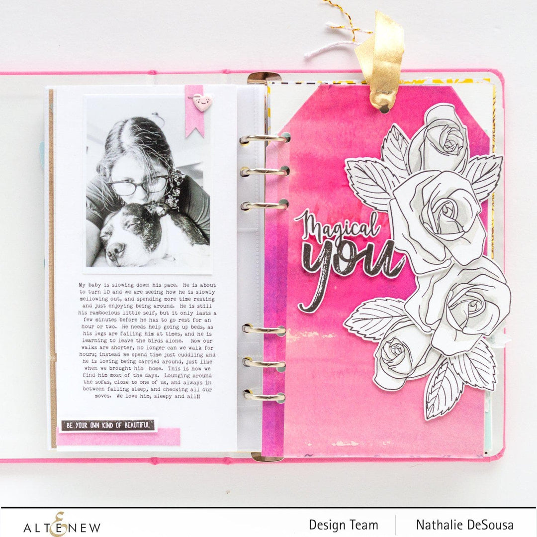 Photocentric Stencil Cartoon Rose Mask Stencil