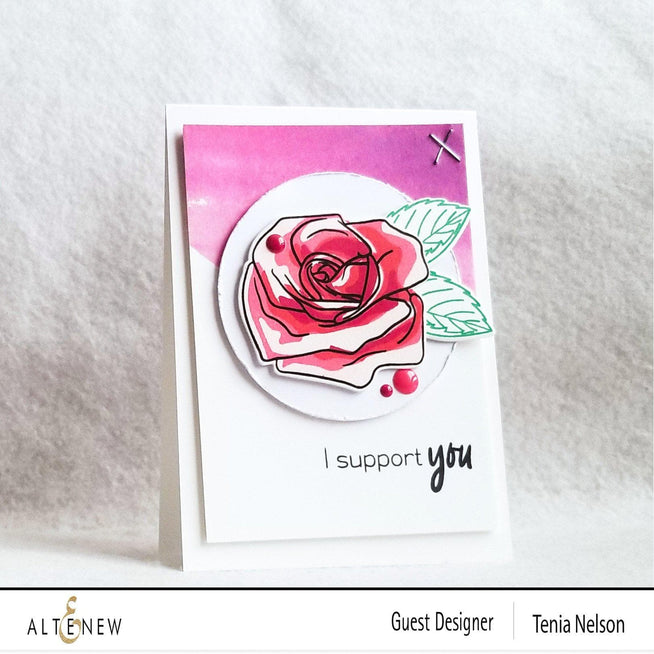 Photocentric Stencil Cartoon Rose Mask Stencil