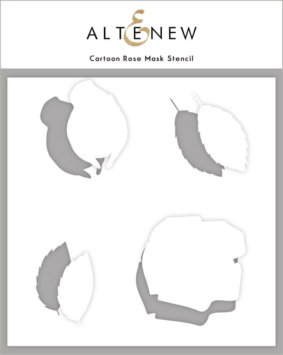 Photocentric Stencil Cartoon Rose Mask Stencil