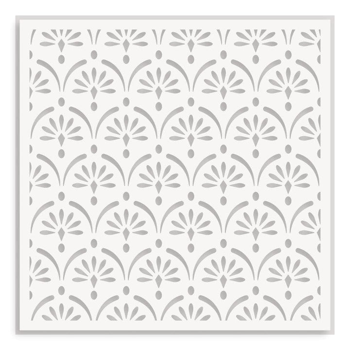 Cascading Elegance Stencil