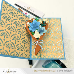 Cascading Elegance Stencil