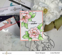 EXP Factors Stencil Craft Your Life Project Kit: Floral Acanthus Add-on Layering Stencil for Embossing Folder (4 in 1)