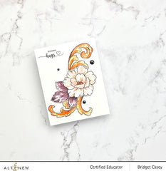EXP Factors Stencil Craft Your Life Project Kit: Floral Acanthus Add-on Layering Stencil for Embossing Folder (4 in 1)