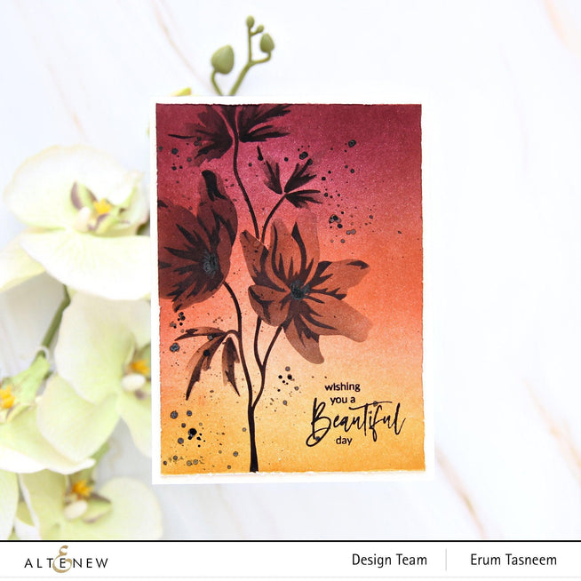 Altenew Stencil & Die Bundle Anemone Branch Stencil & Die Bundle