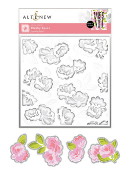 Altenew Stencil & Die Bundle Blobby Roses Stencil & Die Bundle
