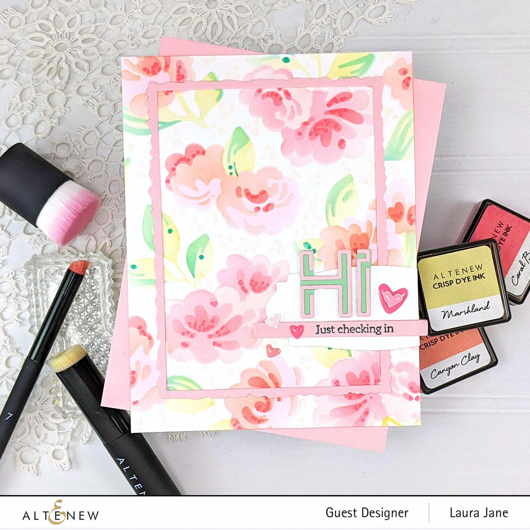 Altenew Stencil & Die Bundle Blobby Roses Stencil & Die Bundle