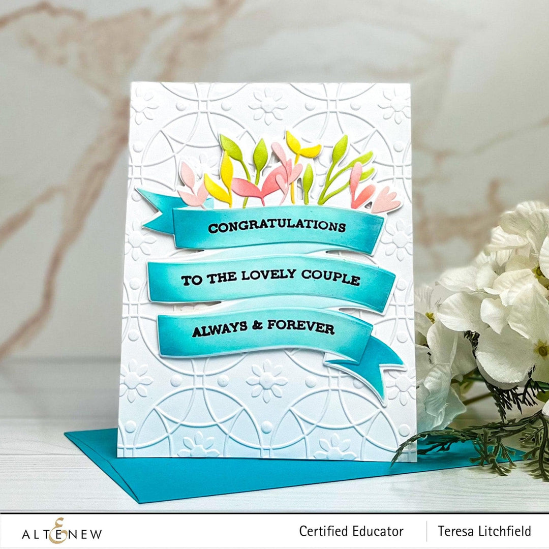Altenew Stencil & Die & Embossing Folder Bundle A Banner Day Complete Bundle