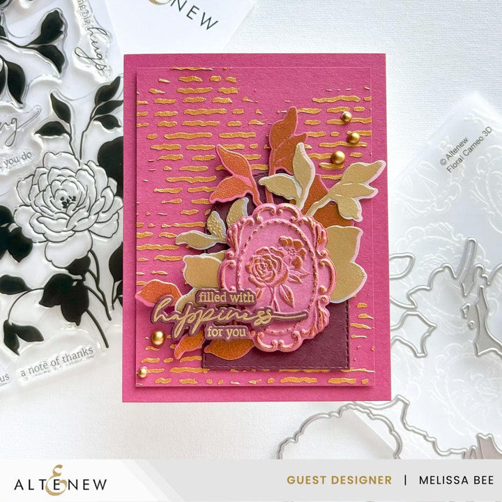 Floral Cameo