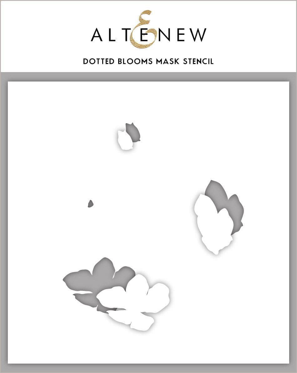 Photocentric Stencil Dotted Blooms Mask Stencil