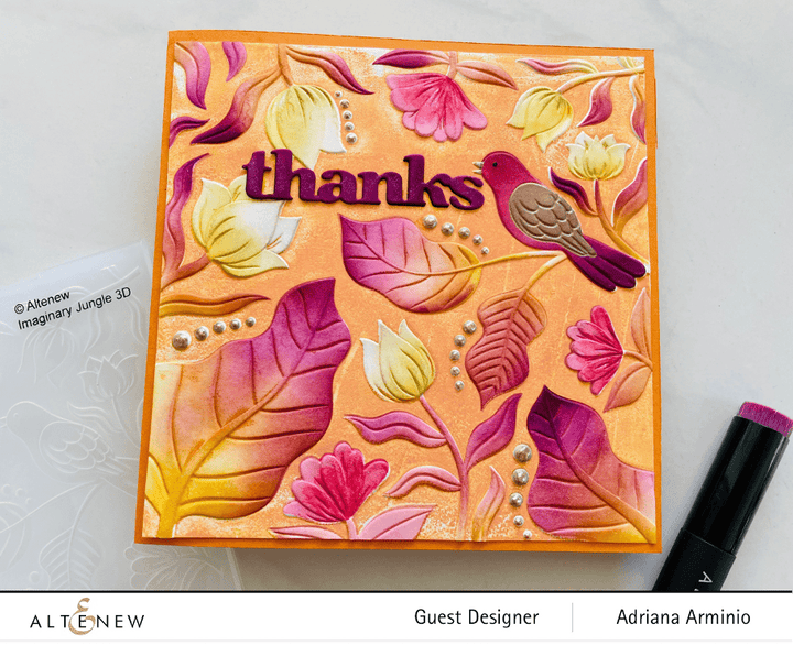 Altenew Stencil & Embossing Folder Bundle Imaginary Jungle Complete Bundle