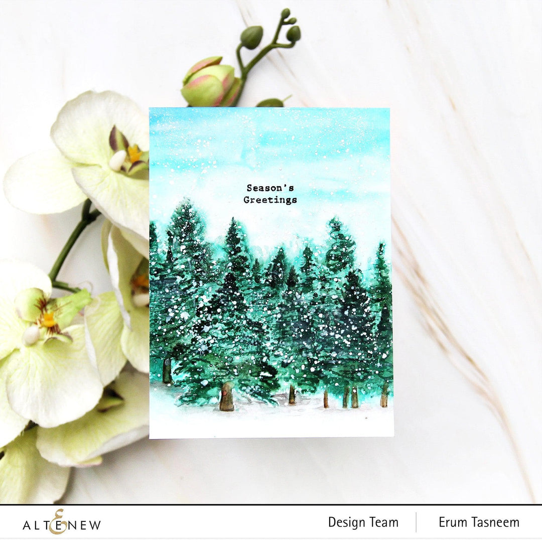 Altenew Stencil & Embossing Folder Bundle Pine Forest Complete Bundle