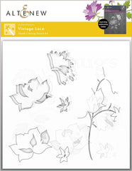 Altenew Stencil & Embossing Folder Bundle Vintage Lace Stencil & Embossing Folder Bundle