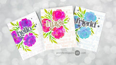 Altenew Stencil & Embossing Folder Bundle Whimsy Motif