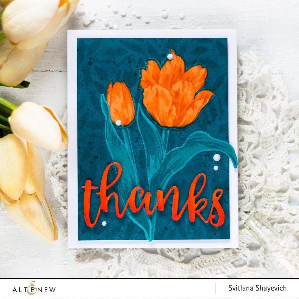 Photocentric Stencil Exotic Tulips Mask Stencil