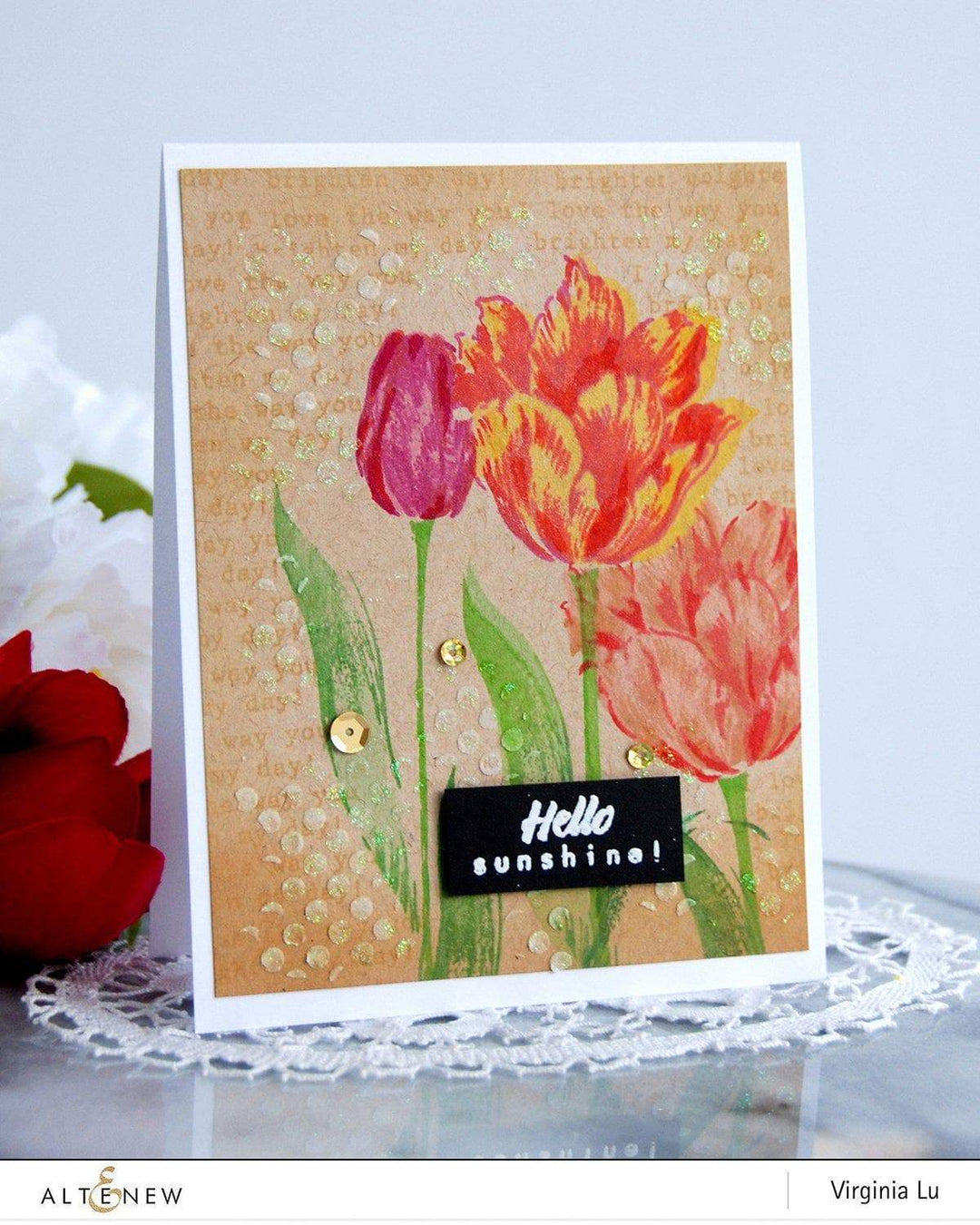 Photocentric Stencil Exotic Tulips Mask Stencil