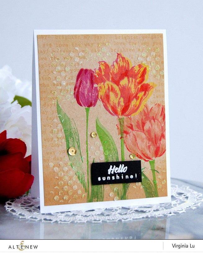 Photocentric Stencil Exotic Tulips Mask Stencil