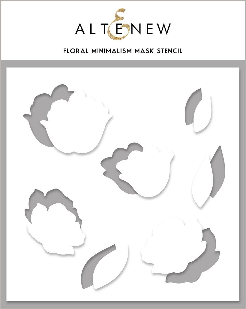 Photocentric Stencil Floral Minimalism Mask Stencil