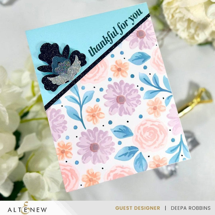 Floral Radiance Layering Stencil Set (4 in 1)