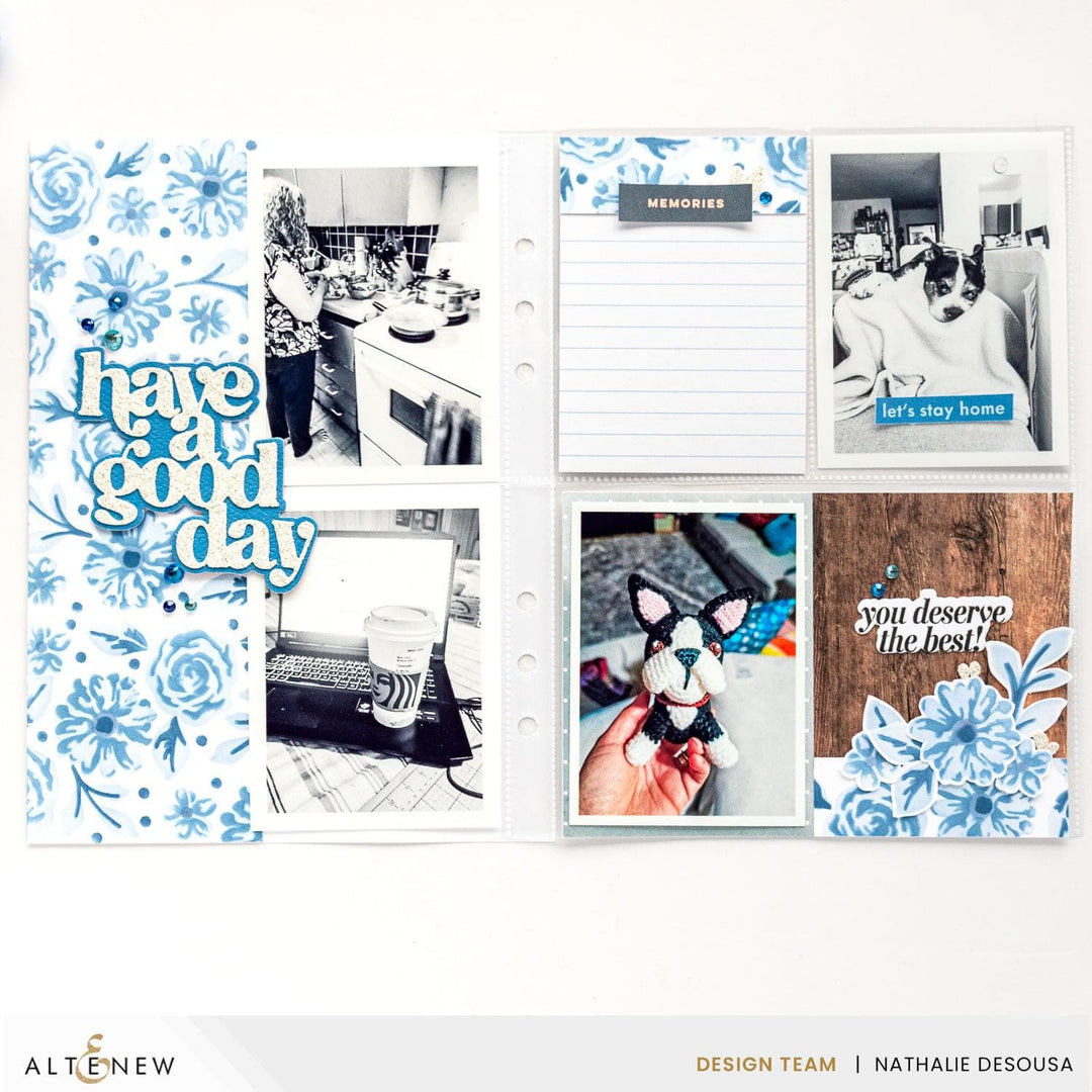 Floral Radiance Layering Stencil Set (4 in 1)