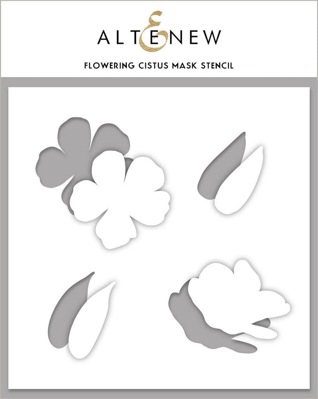 Photocentric Stencil Flowering Cistus Mask Stencil