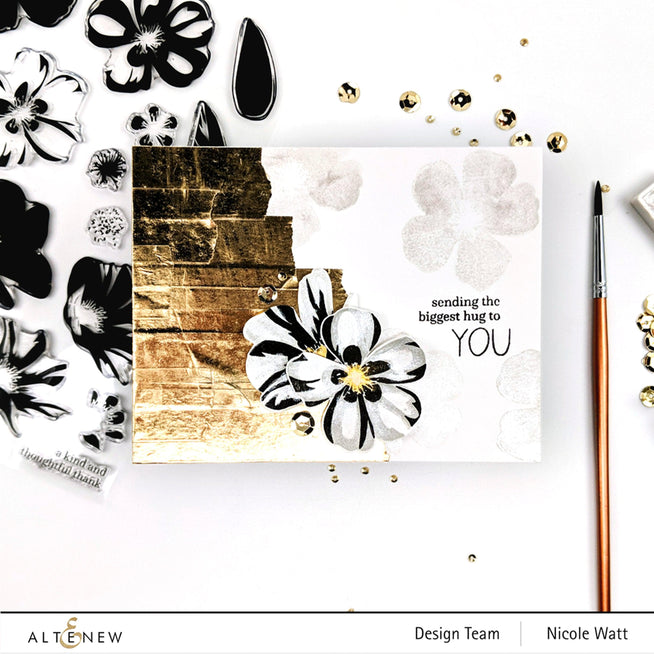 Photocentric Stencil Flowering Cistus Mask Stencil