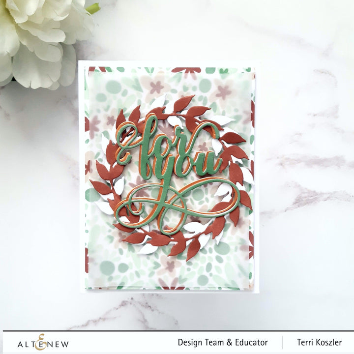EXP Factors Stencil Flowers & Petals Layering Stencil Set (4 in 1)