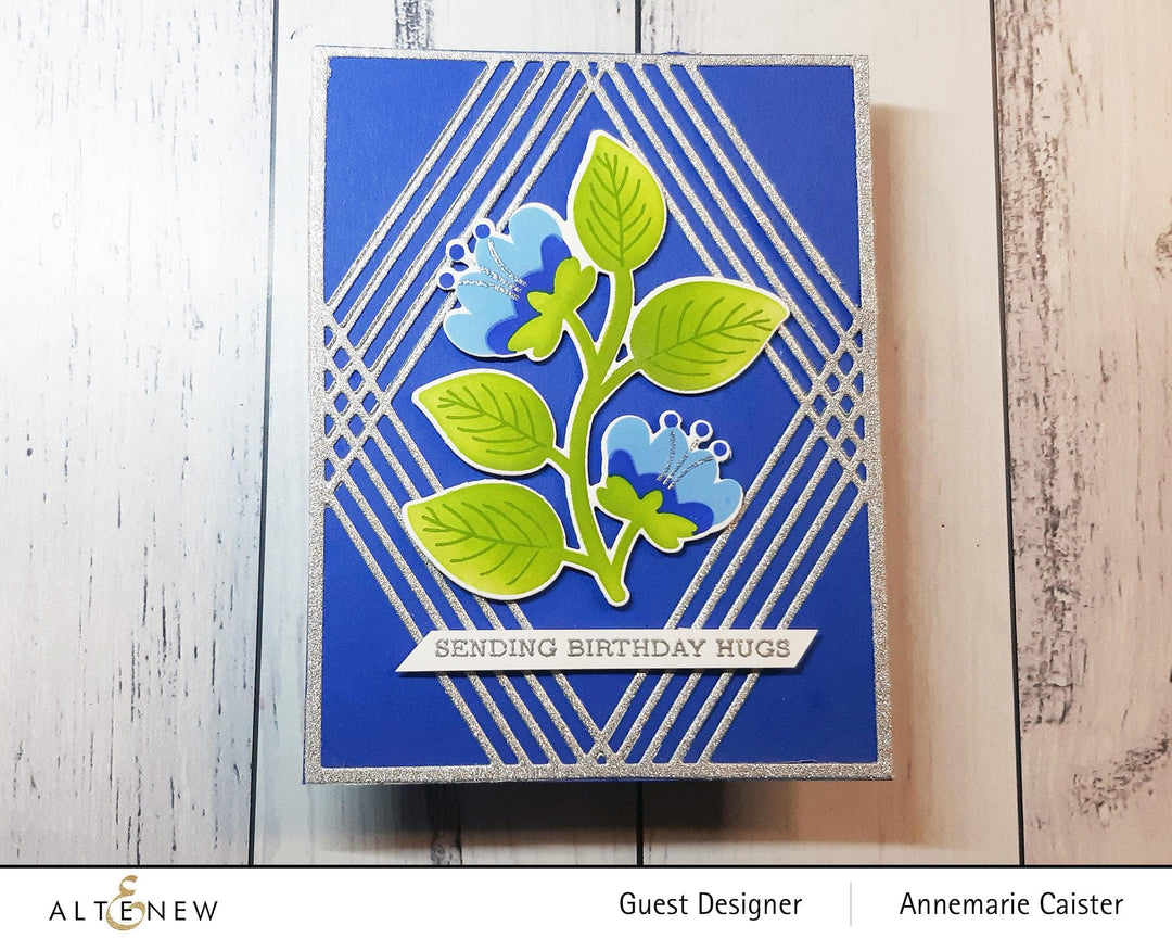 EXP Factors Stencil Folk Flowers Stencil Set (3 in 1)