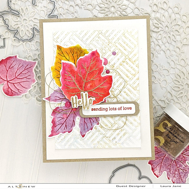 Photocentric Stencil Grape Leaves Mask Stencil