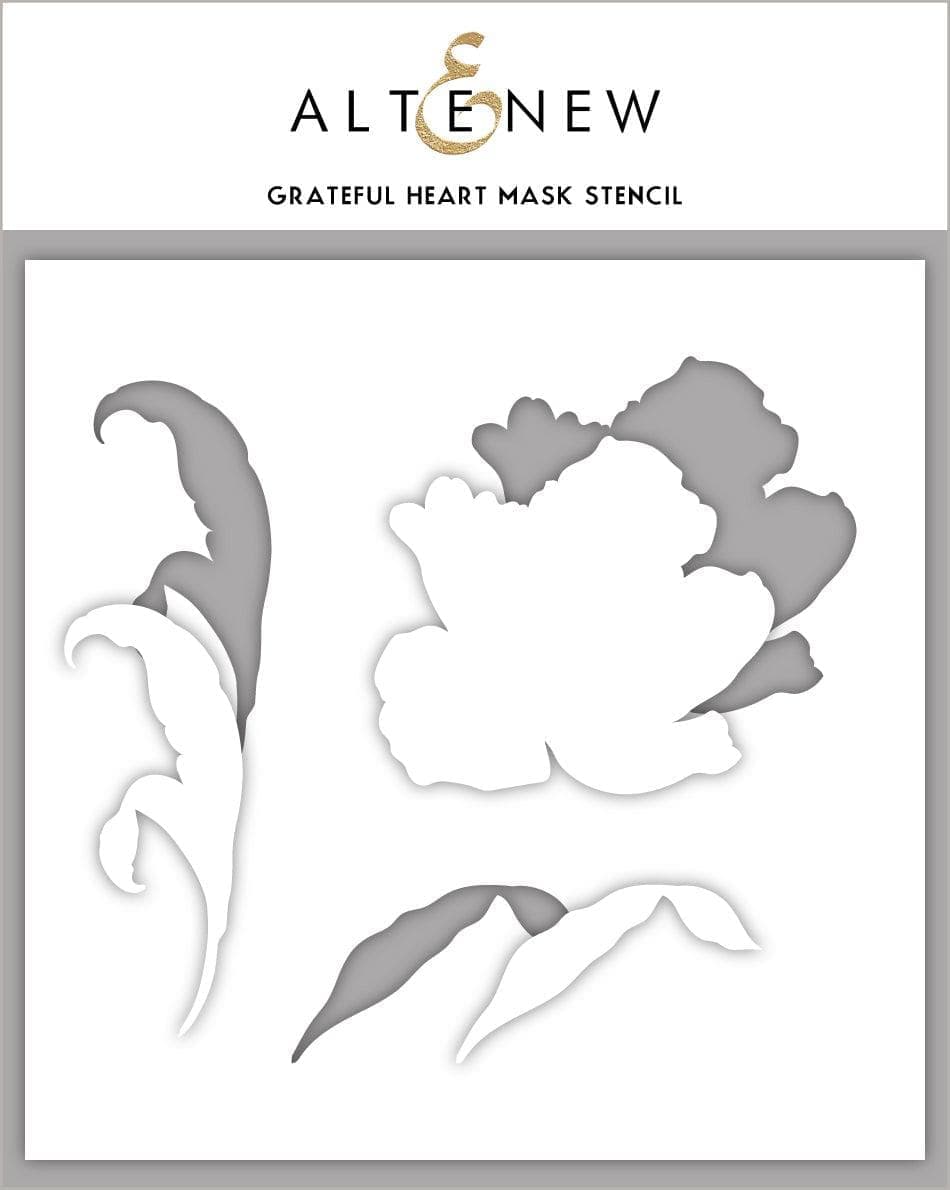Photocentric Stencil Grateful Heart Mask Stencil