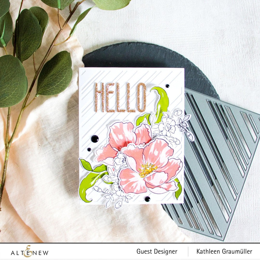 Photocentric Stencil Grateful Heart Mask Stencil