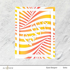 Photocentric Stencil Illusion Twist Stencil
