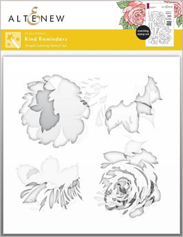 EXP Factors Stencil Kind Reminders Simple Coloring Stencil Set (3 in 1)