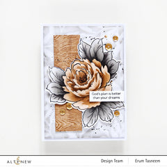 Photocentric Stencil Leaf Bed Stencil