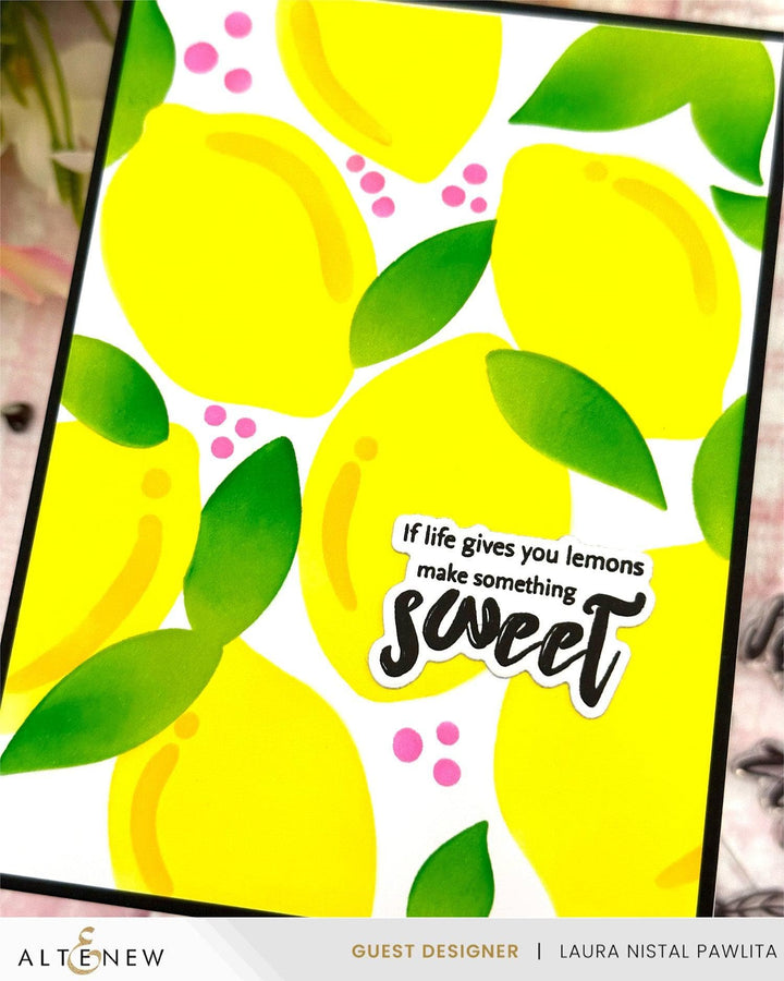 EXP Factors Stencil Lemon Craze Stencil Set (3 in 1)
