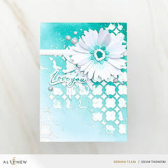 Linked Spots & Dots Background Stencil